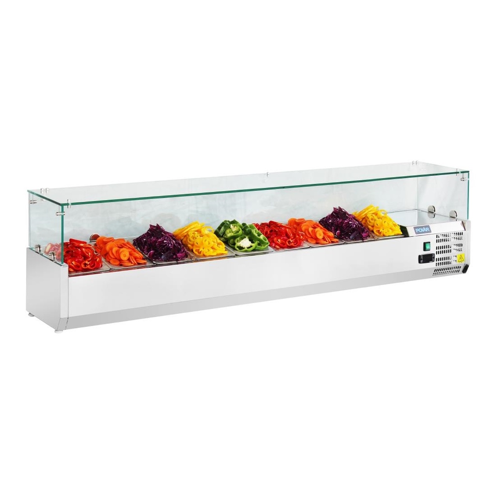 Saladette réfrigérée 9 bacs GN 1/3 Polar Série G