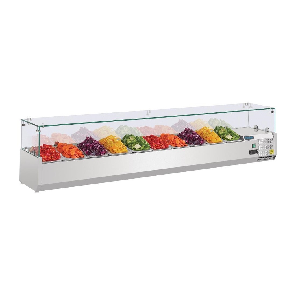 Saladette réfrigérée Polar Série G 10x GN1/4