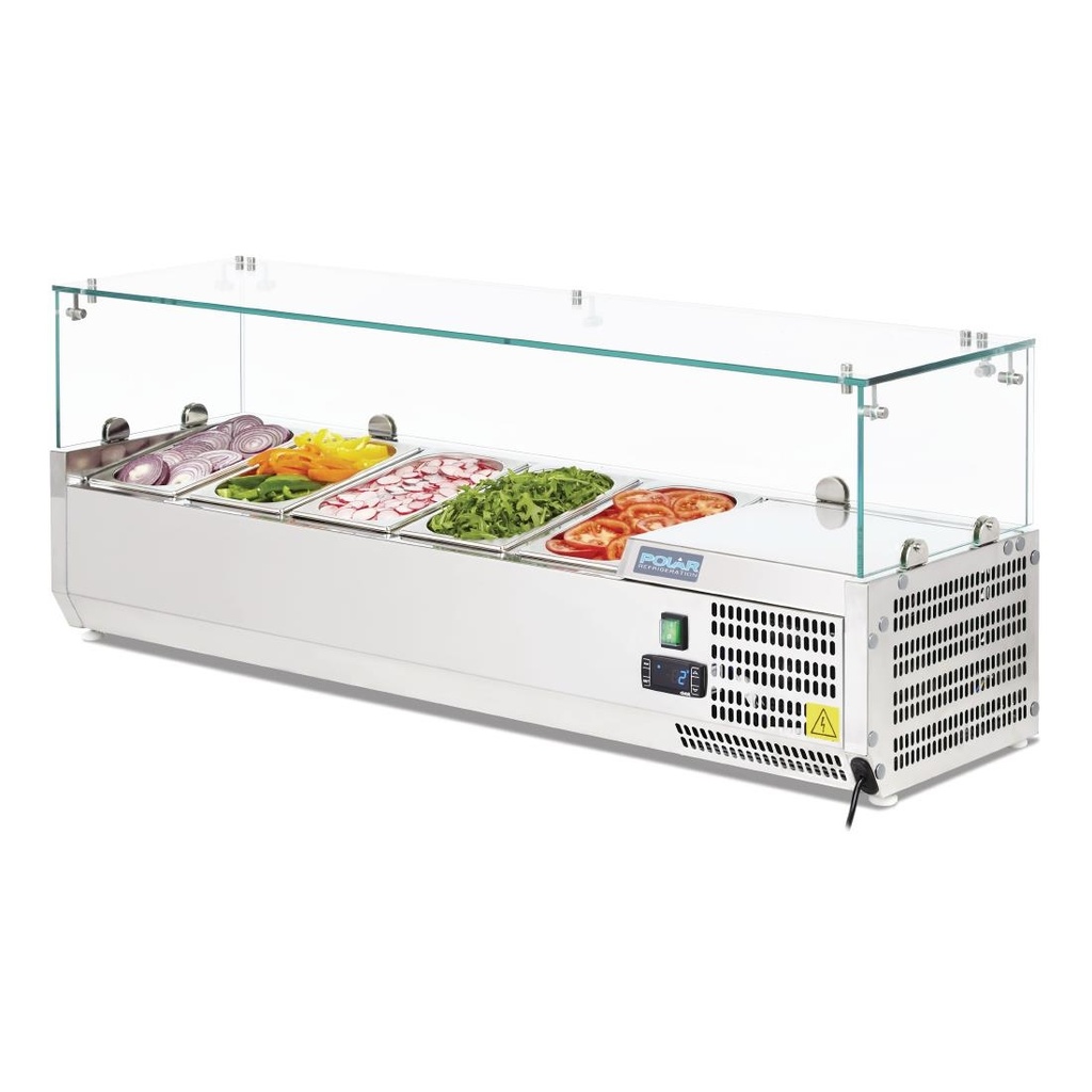 Saladette réfrigérée Polar Série G 5x GN1/4