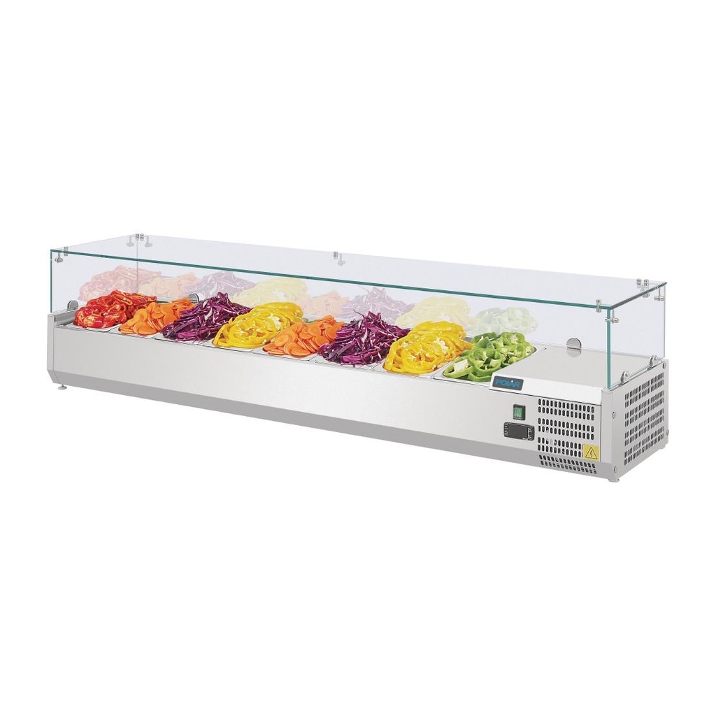 Saladette réfrigérée Polar Série G 8x GN1/4