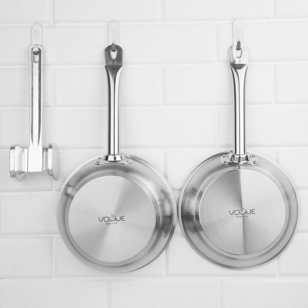 Sauteuse inox antiadhésive Vogue teflon Platinium Plus 200mm