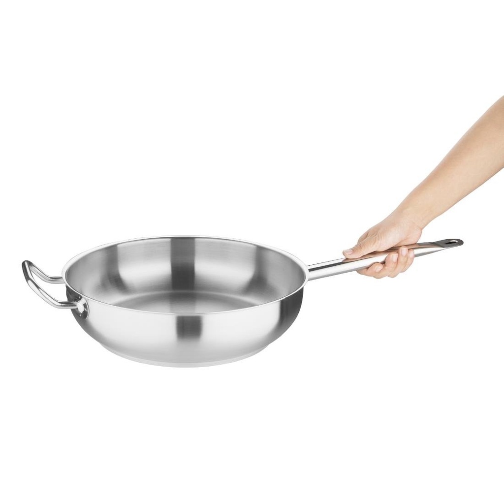 Sauteuse inox Vogue 300mm