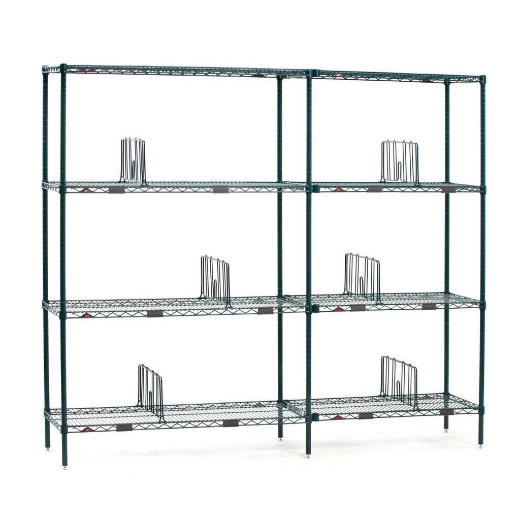 Séparateurs d'étagère Super Erecta Metro 460 x 203mm (lot de 4)