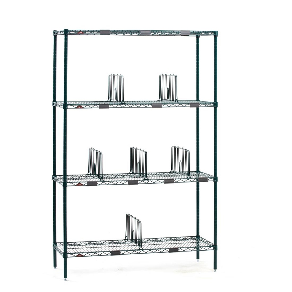 Séparateurs d'étagère Super Erecta Metro 460 x 203mm (lot de 4)