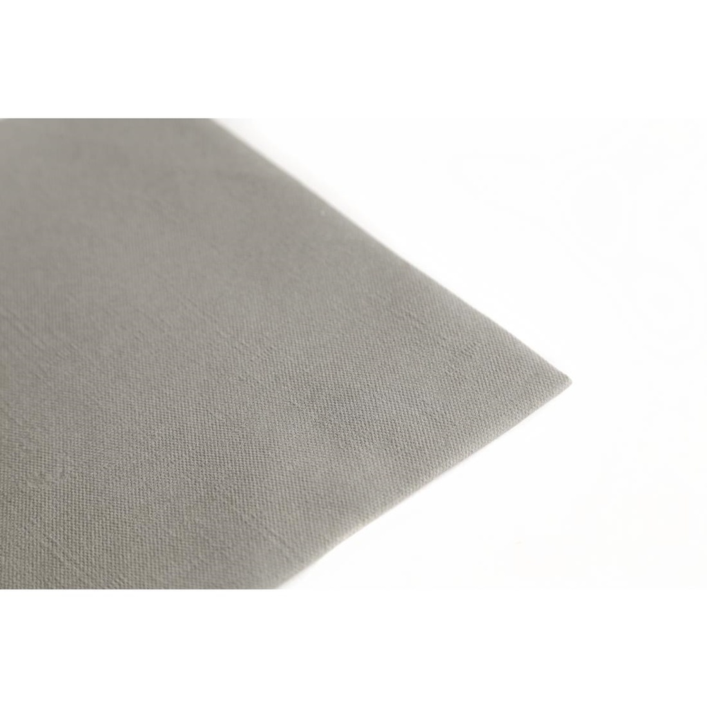 Serviettes déjeuner ouate gris granite compostables Duni 400mm (lot de 750)