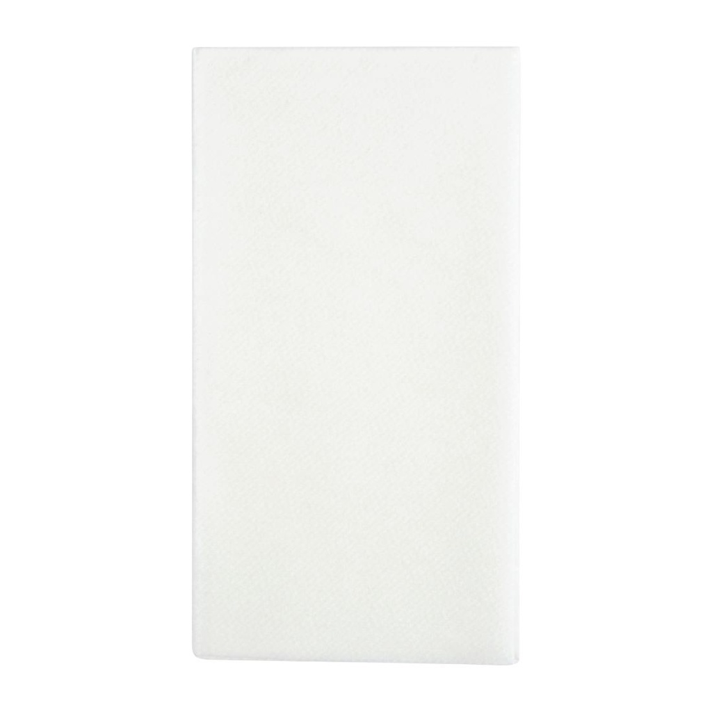 Serviettes de table Airlaid pliage en 8 Fiesta Recyclable Premium Tablin blanches 40x40cm (lot de 500)