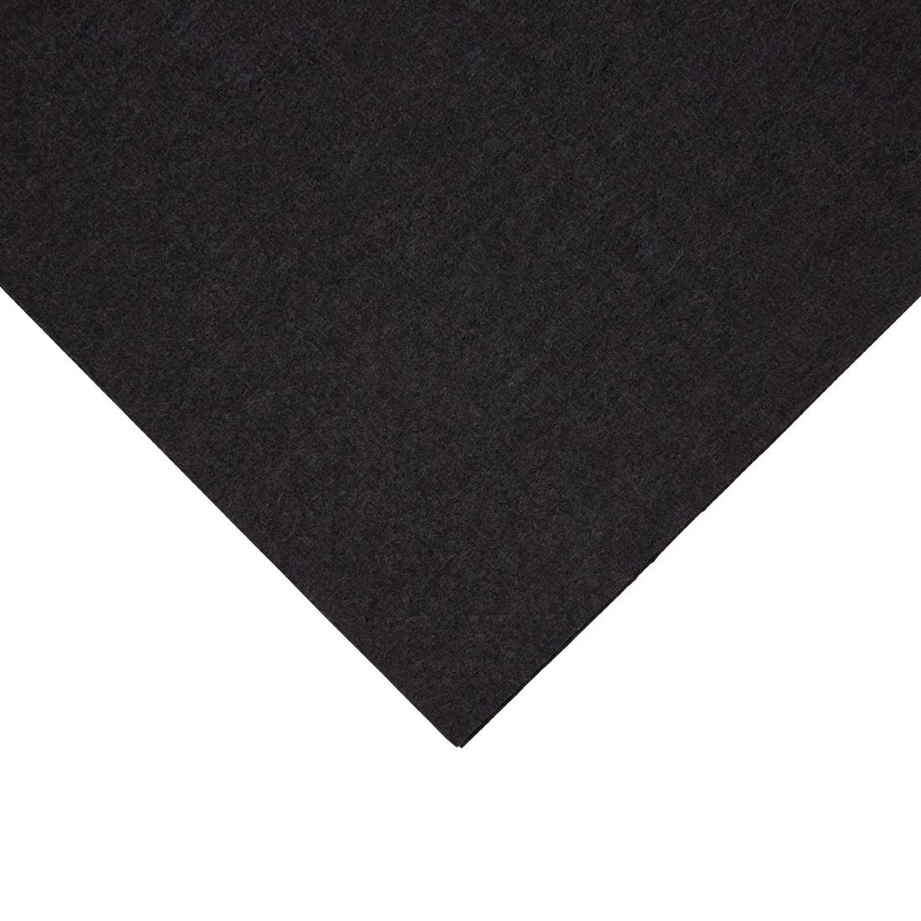 Serviettes diner 3 plis Fiesta Recyclable noires 40x40cm pliage 1/8 (Lot de 1000)