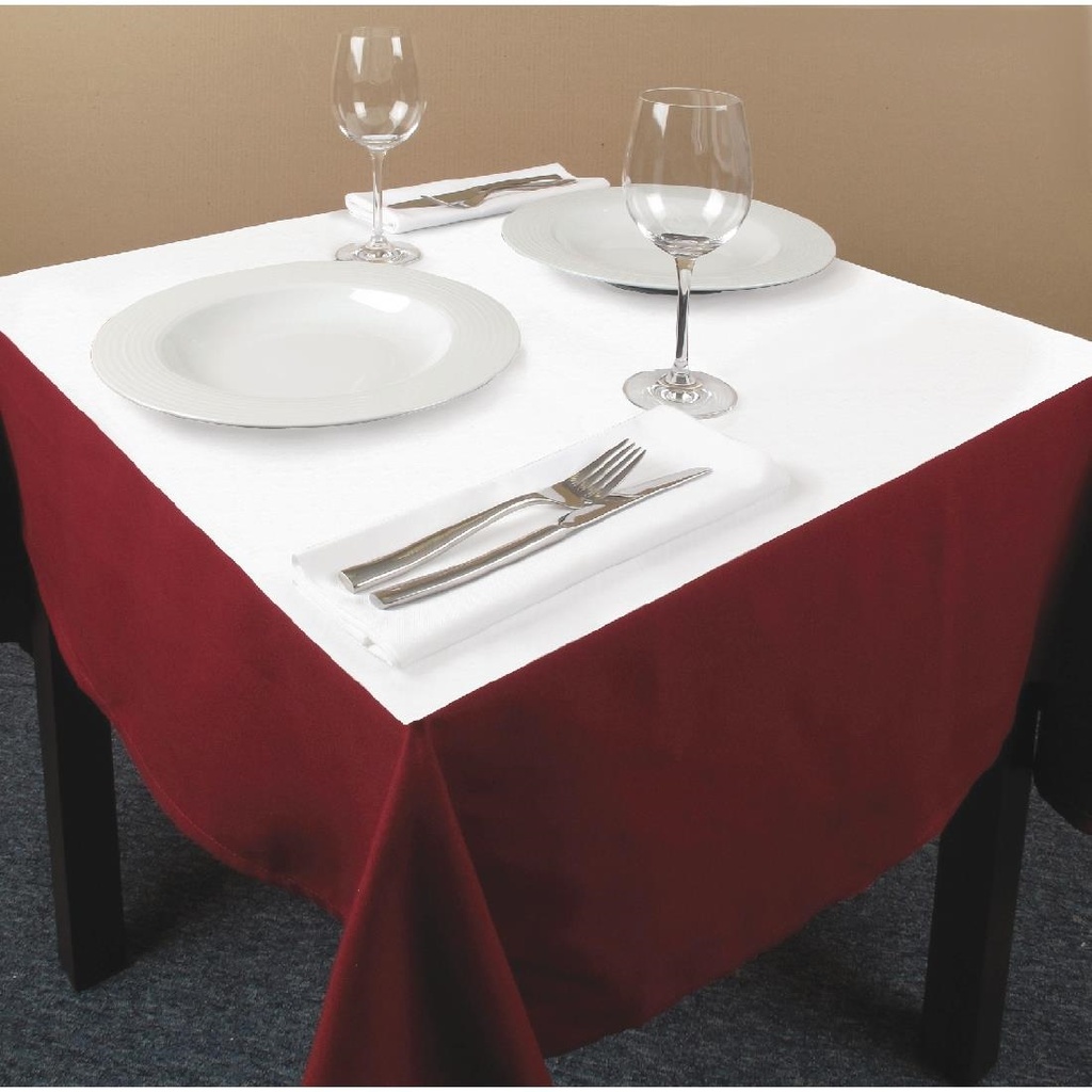 Sets de table en papier gaufré blanc brillant (lot de 400)