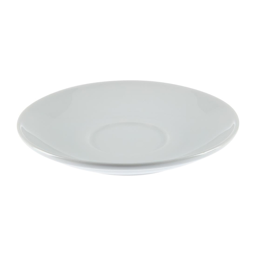 Soucoupes empilables Olympia Whiteware (Lot de 12)