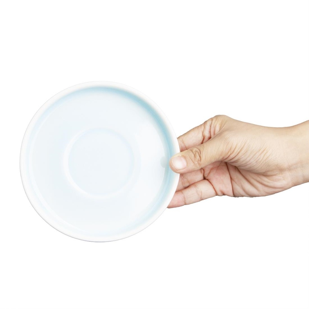 Soucoupes Olympia Fondant bleues 135mm (lot de 6)