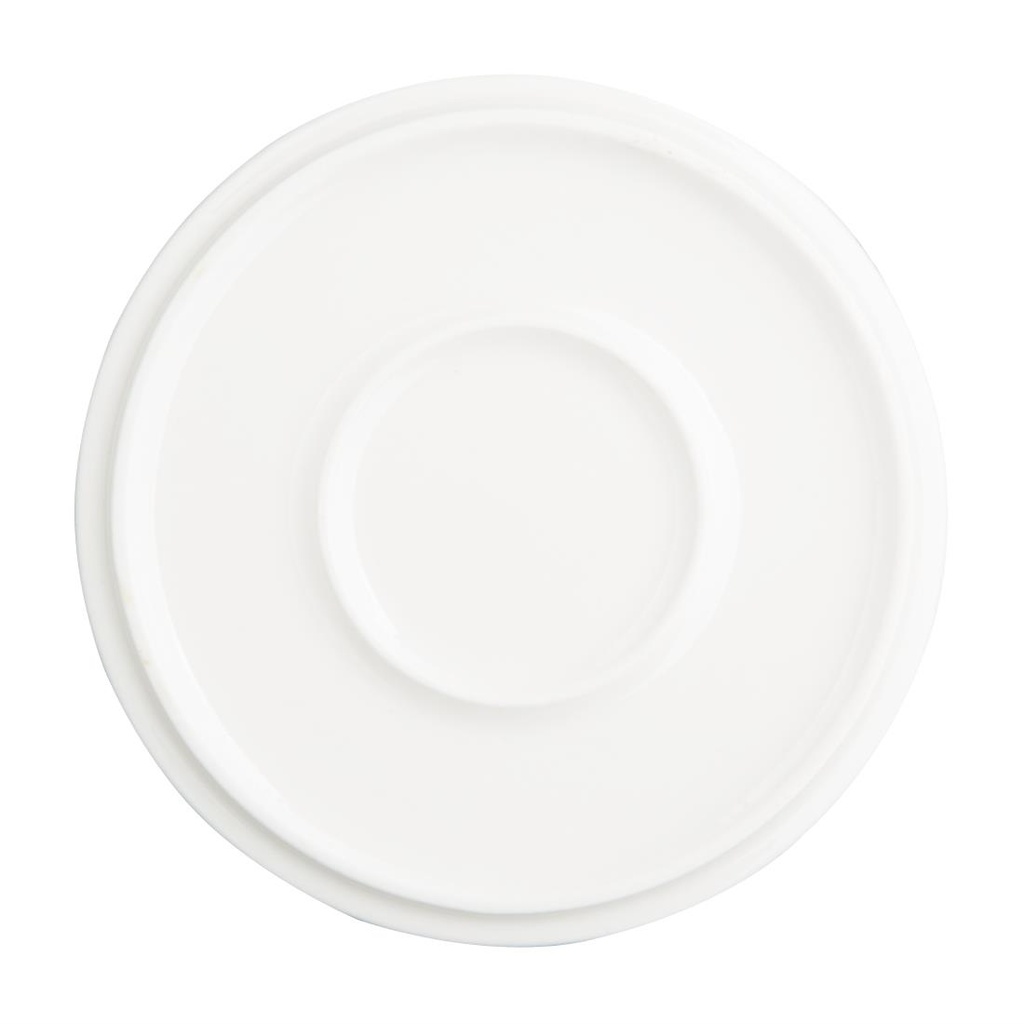 Soucoupes Olympia Fondant bleues 135mm (lot de 6)