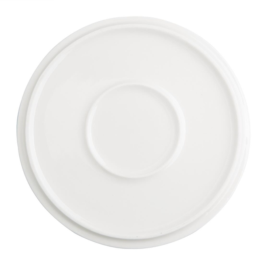 Soucoupes Olympia Fondant bleues 152mm (lot de 6)