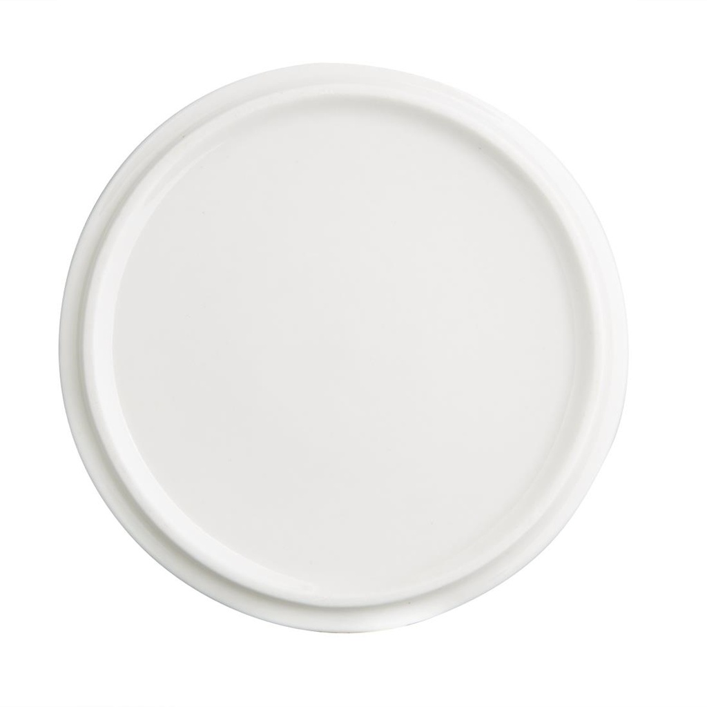 Soucoupes Olympia Fondant jaunes 115mm (lot de 6)