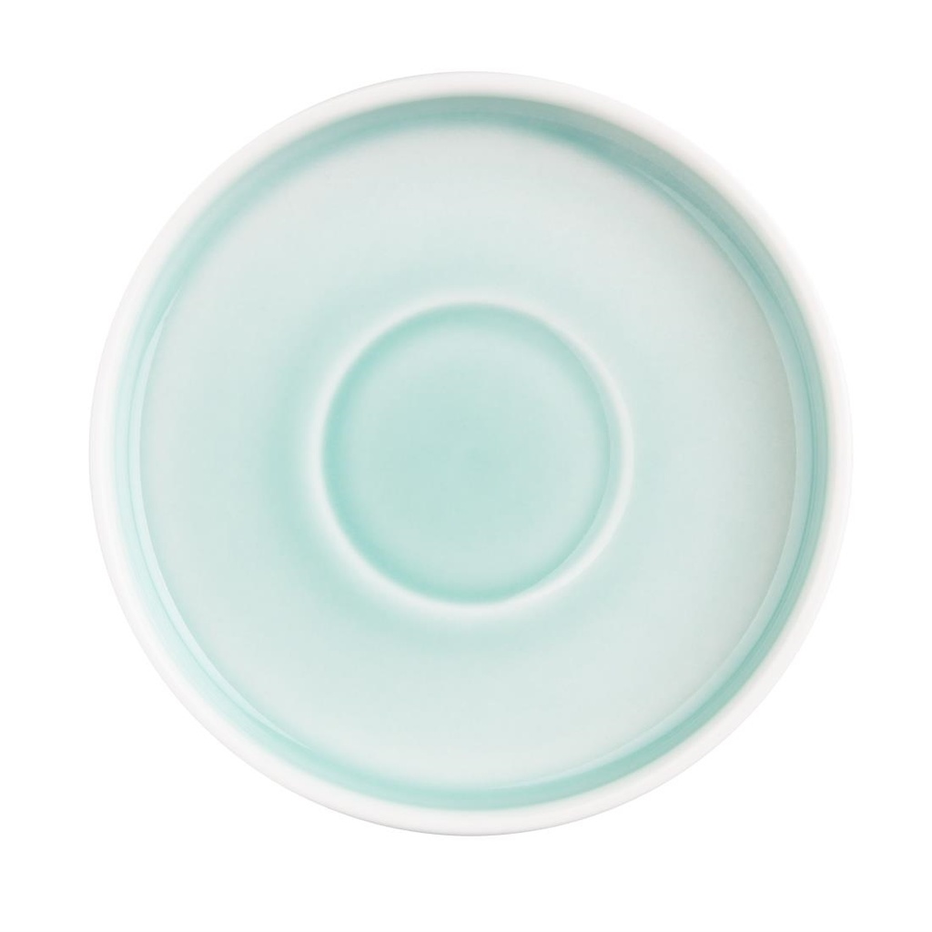 Soucoupes Olympia Fondant vertes 115mm (lot de 6)