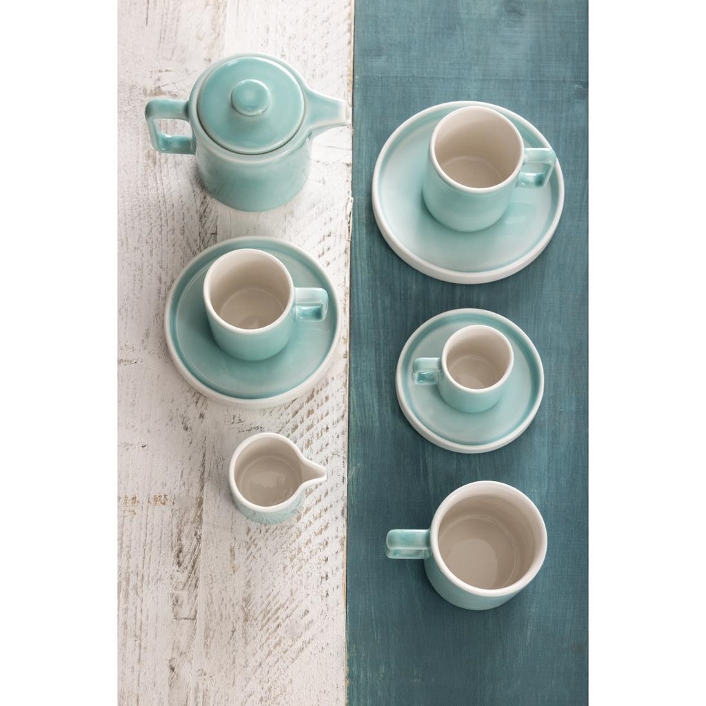 Soucoupes Olympia Fondant vertes 115mm (lot de 6)