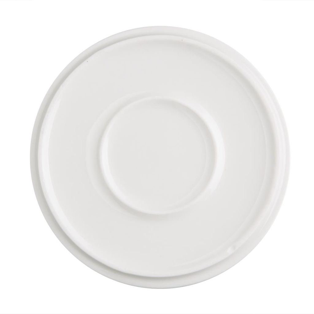 Soucoupes Olympia Fondant vertes 135mm (lot de 6)