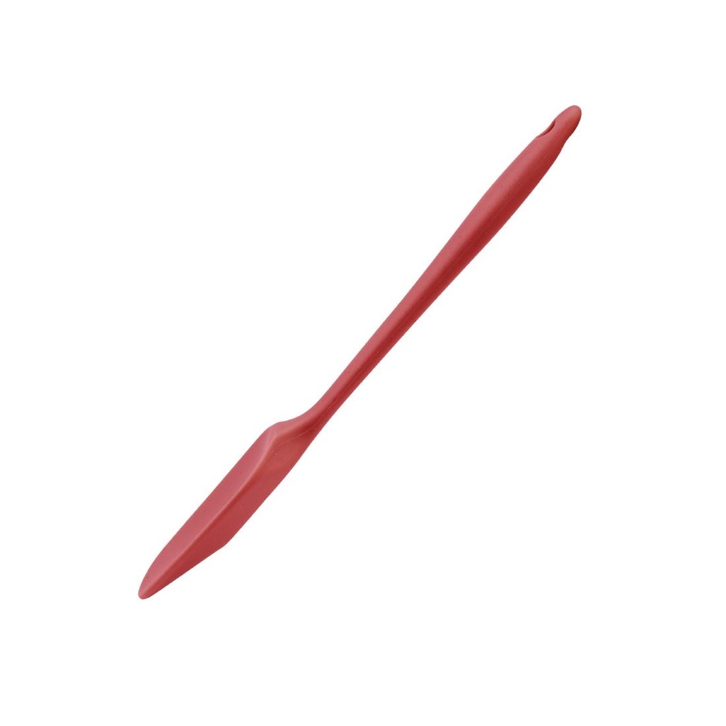 Spatule et cuillère rouge en silicone 280mm