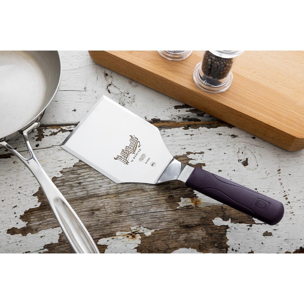 Spatule professionnelle anti-chaleur Mercer Culinary Hells Handle 102mm