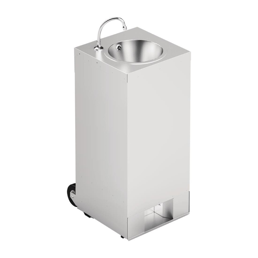 Station de lavage des mains mobile avec crédence IMC 10L