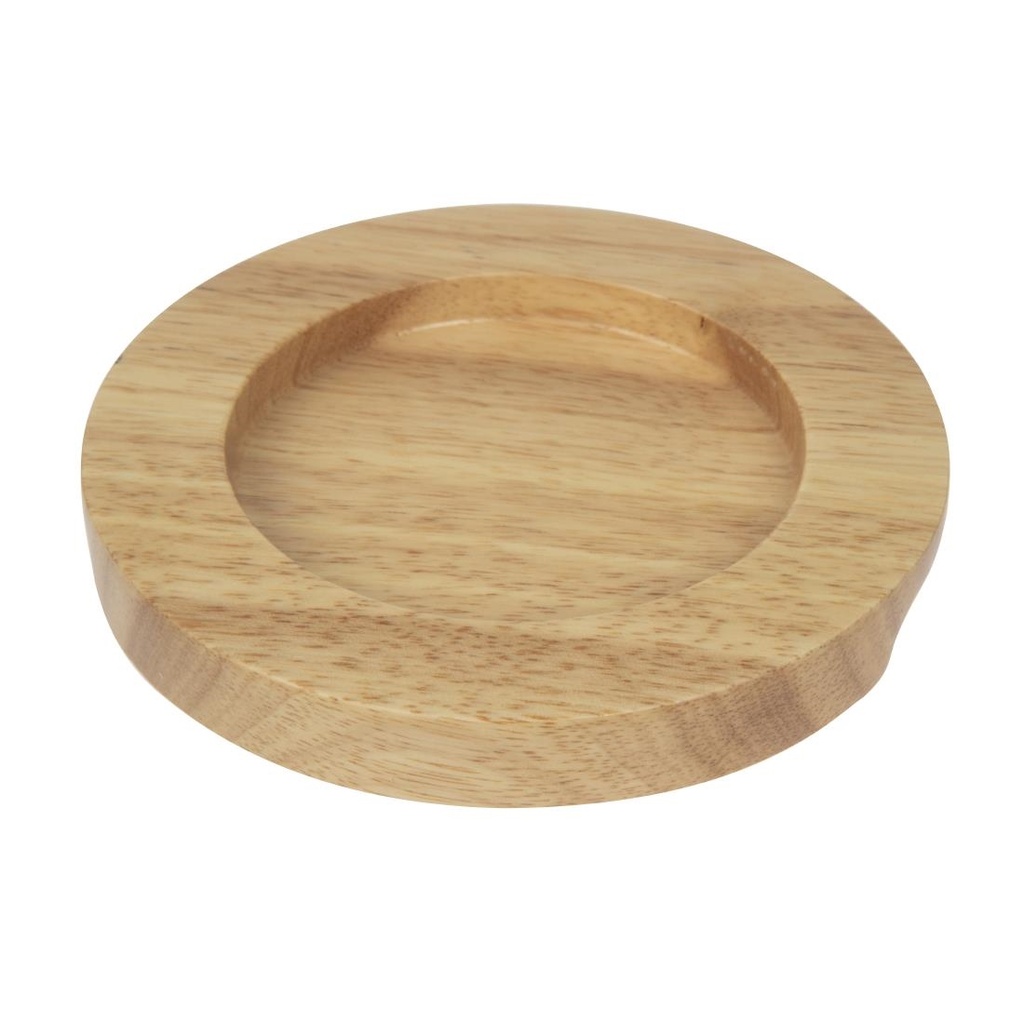 Support en bois clair pour mini cocotte Y259 et mini poêle GJ553 Olympia