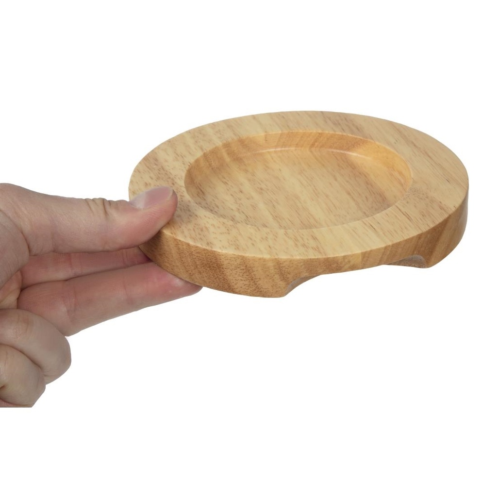 Support en bois clair pour mini cocotte Y259 et mini poêle GJ553 Olympia