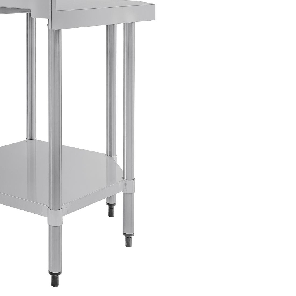 Table d'angle inox Vogue 600mm