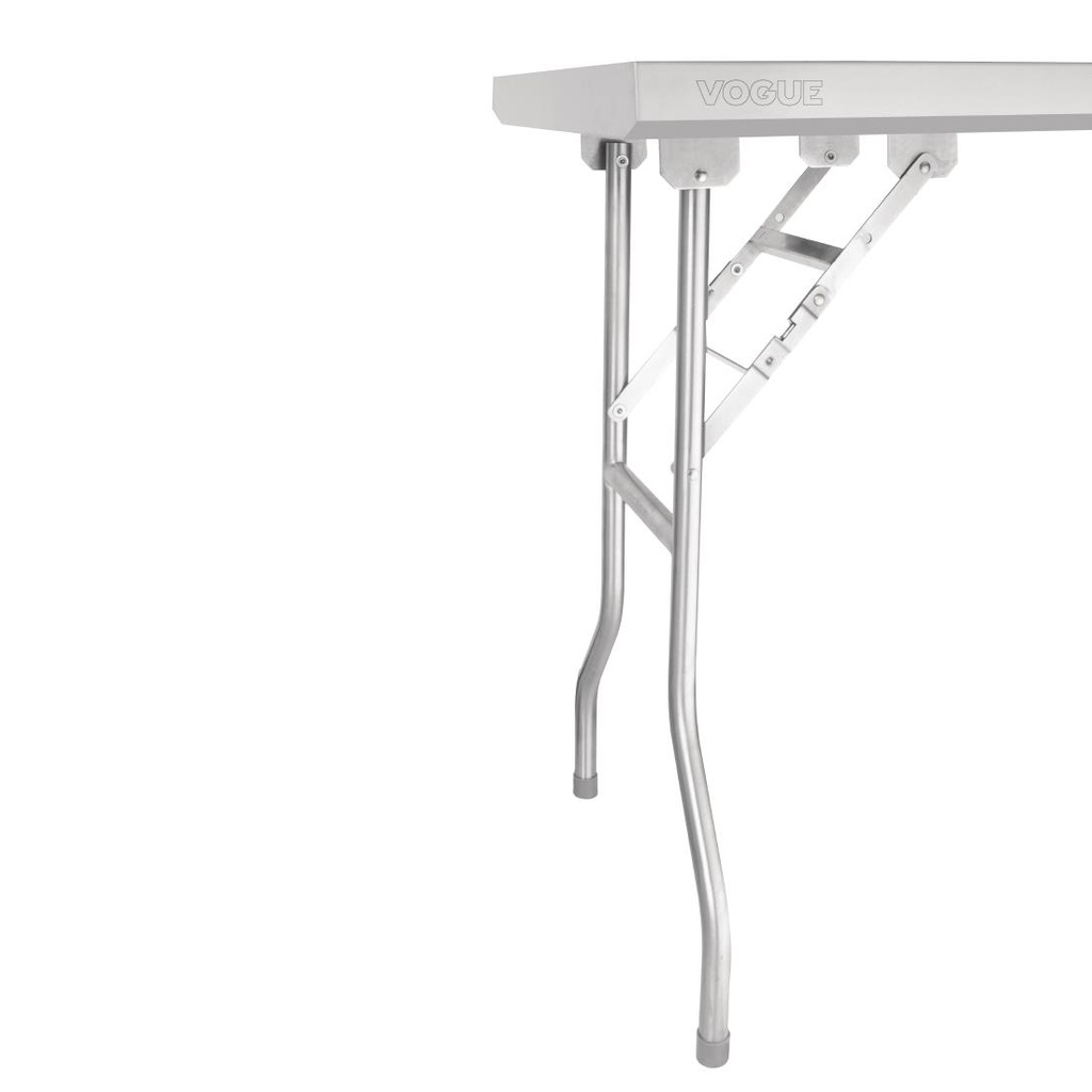 Table de travail pliante inox Vogue 1220x610x780mm