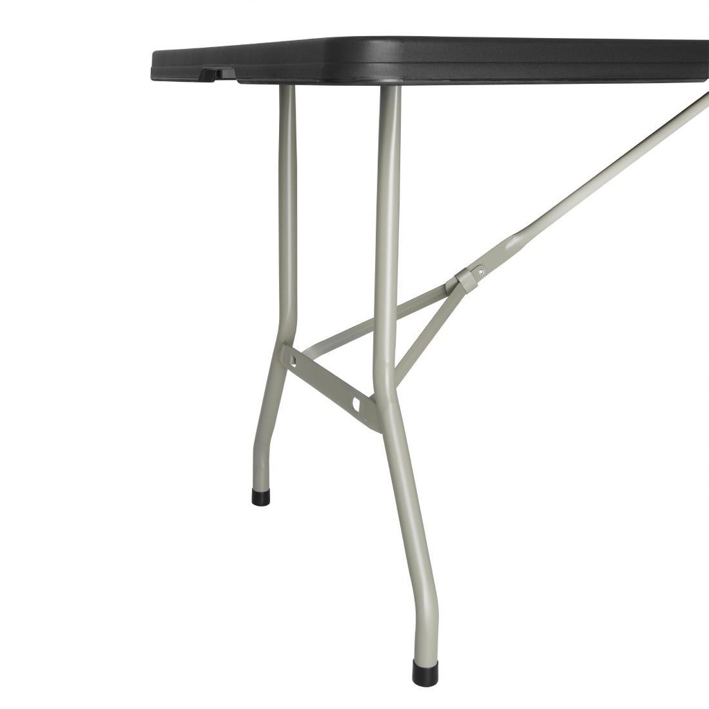 Table pliable au centre Bolero noire 1829mm