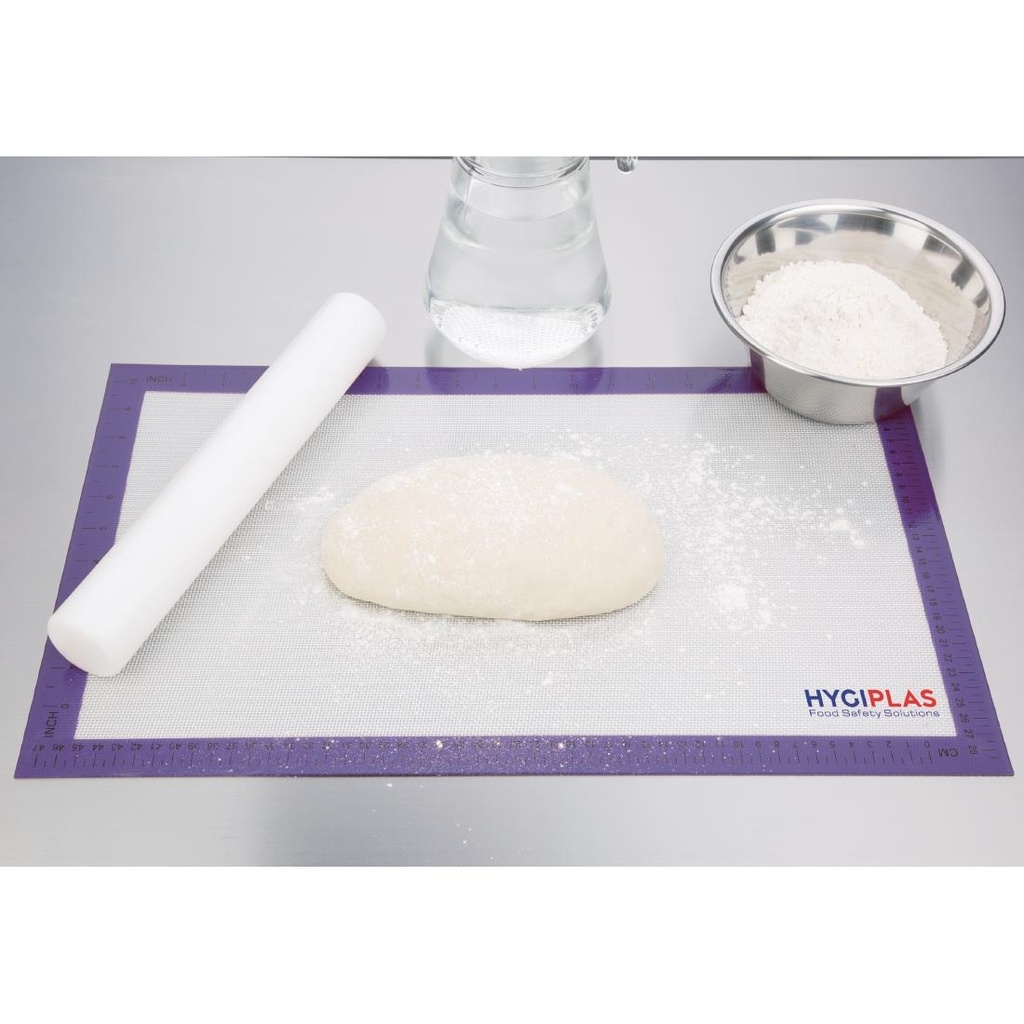 Tapis de cuisson antiadhésif Hygiplas allergènes 520 x 315mm