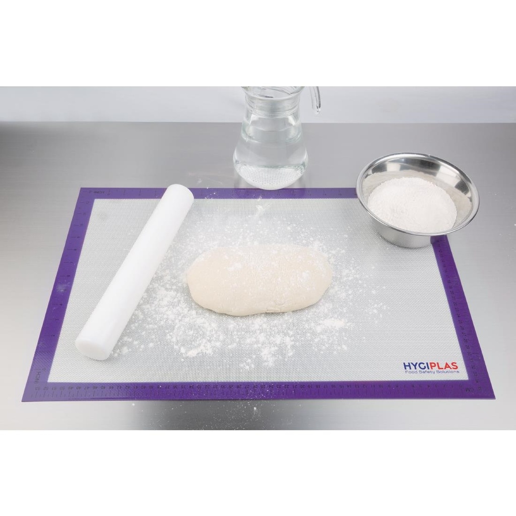 Tapis de cuisson antiadhésif Hygiplas allergènes 585 x 385mm