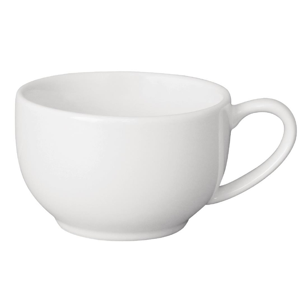 Tasse à café Olympia blanche 228ml (Lot de 12)