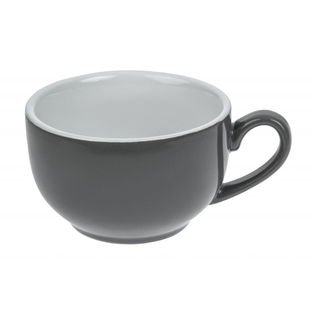 Tasse à café Olympia grise 228ml (Lot de 12)