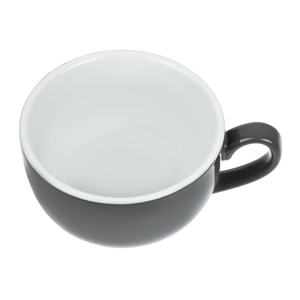 Tasse à café Olympia grise 228ml (Lot de 12)