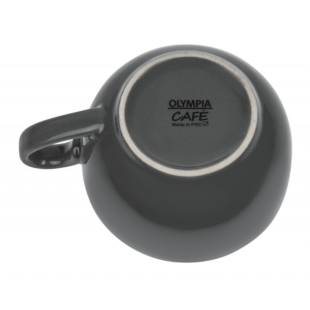 Tasse à café Olympia grise 228ml (Lot de 12)