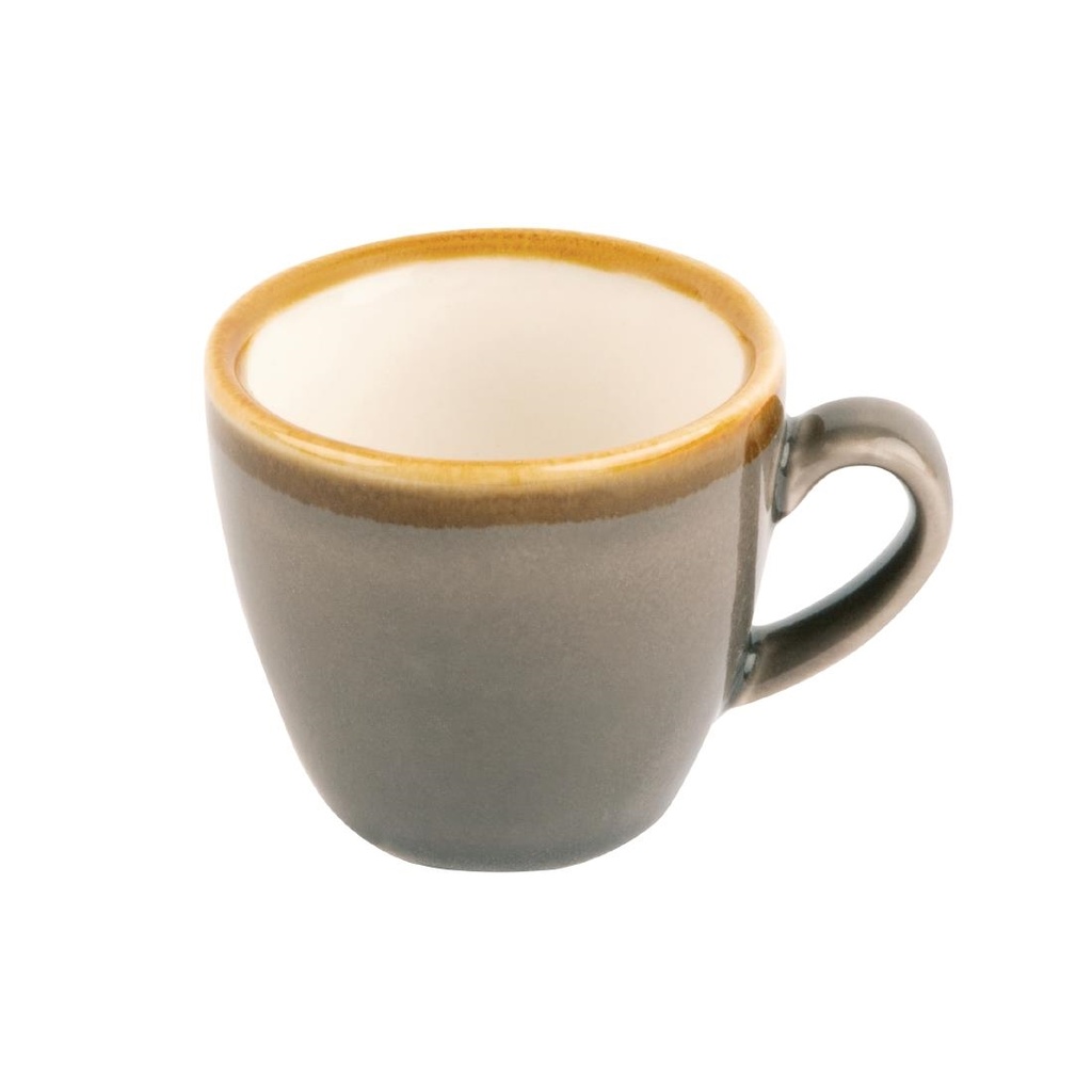 Tasse à espresso Olympia Kiln grise 85ml