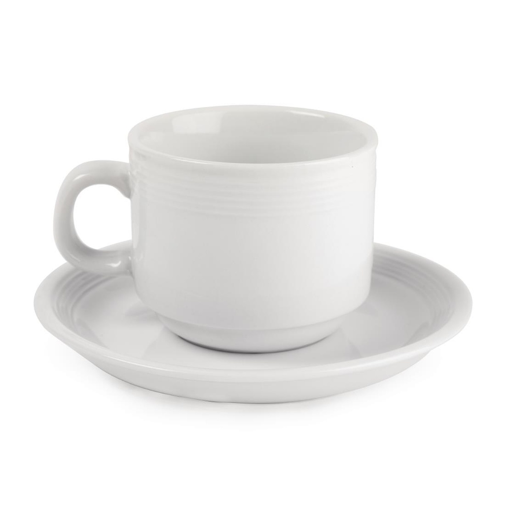 Tasse à thé empilable Linear 20cl Olympia (Lot de 12)