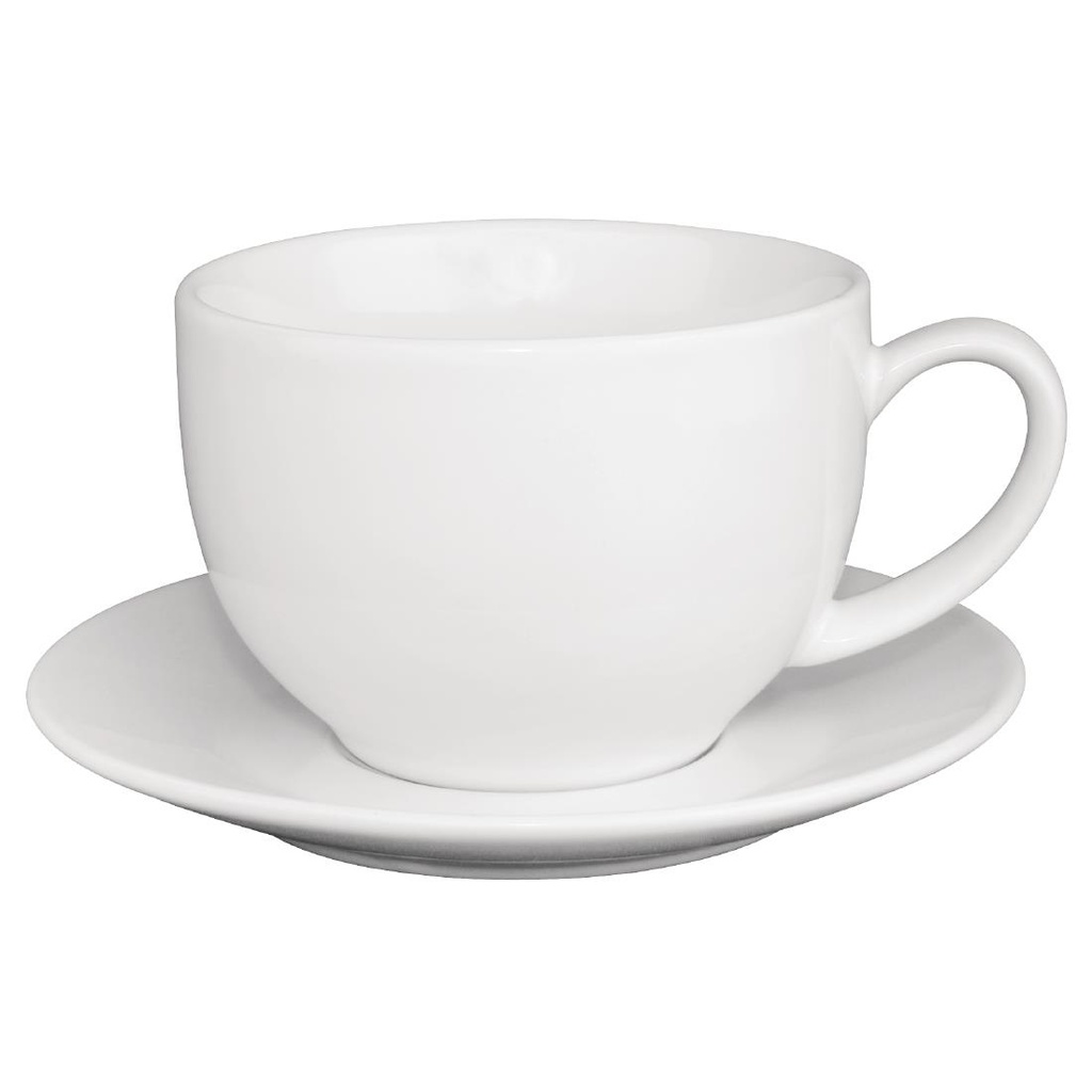 Tasses à cappuccino Olympia Café blanches 340 ml (lot de 12)