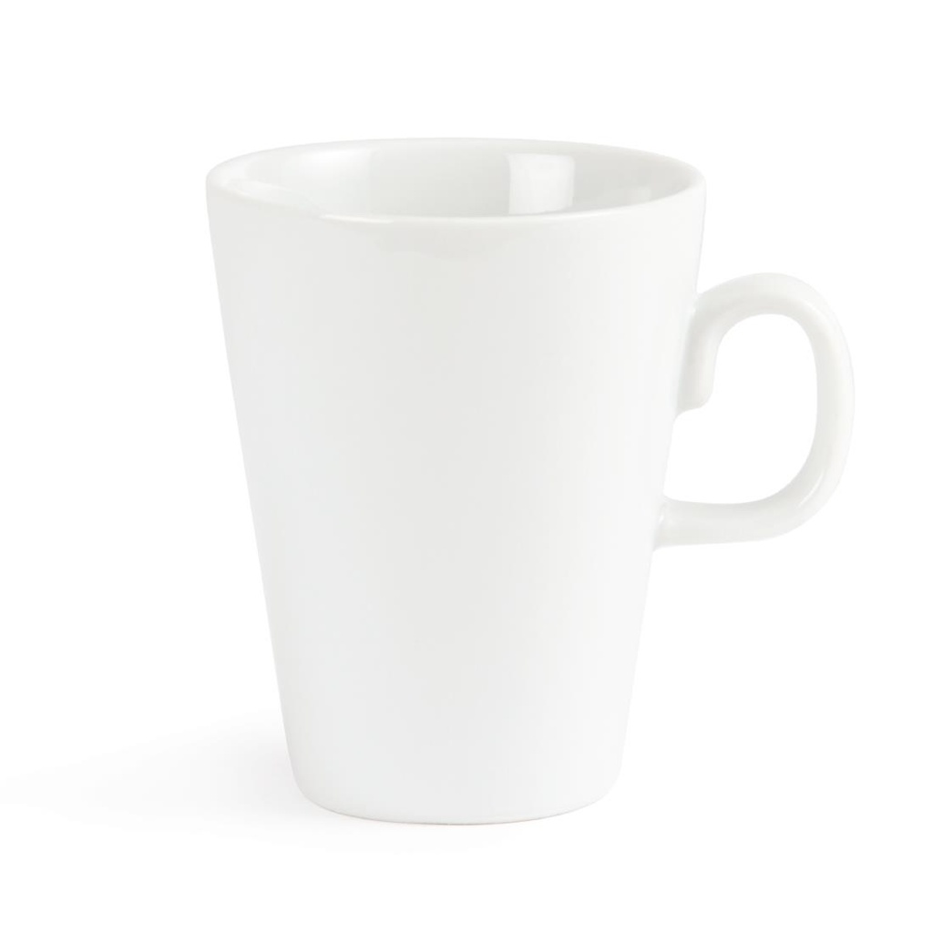 Tasses à Latte Whiteware Olympia 310ml (Lot de 12)