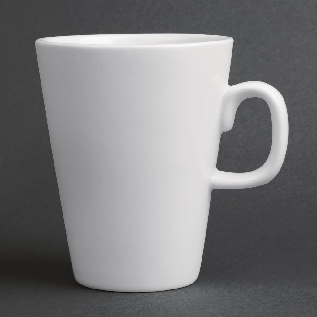 Tasses à Latte Whiteware Olympia 310ml (Lot de 12)