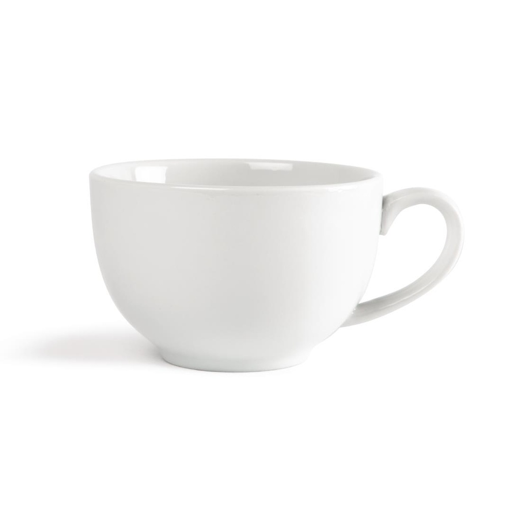 Tasses élégantes Olympia Whiteware 230ml (Lot de 12)