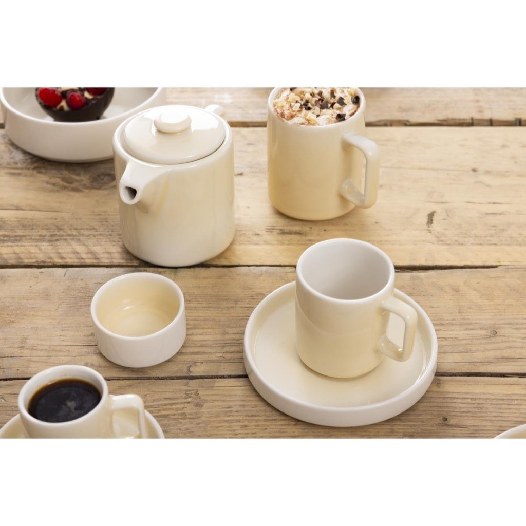 Tasses Olympia Fondant jaunes 170ml (lot de 6)
