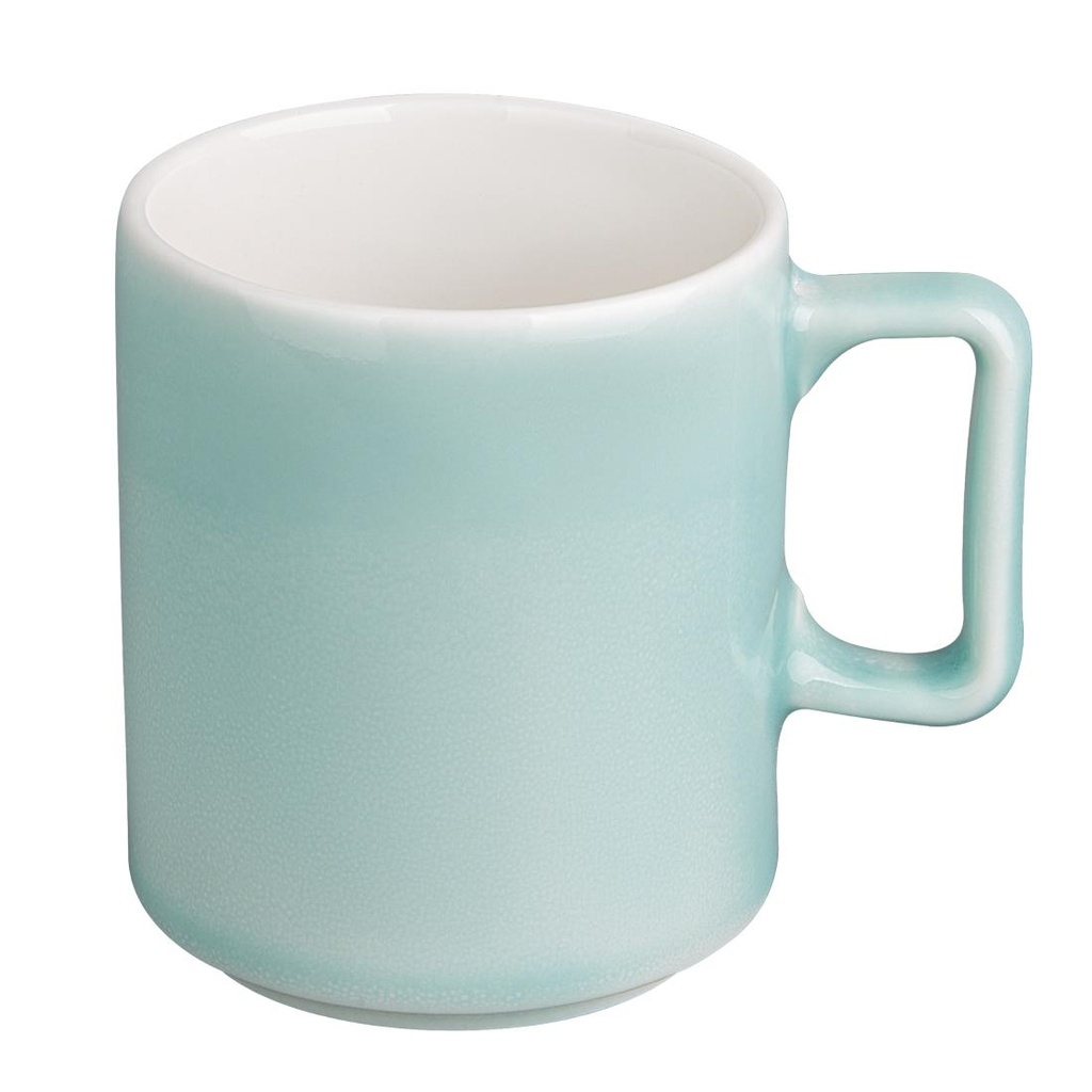 Tasses Olympia Fondant vertes 230ml (lot de 6)