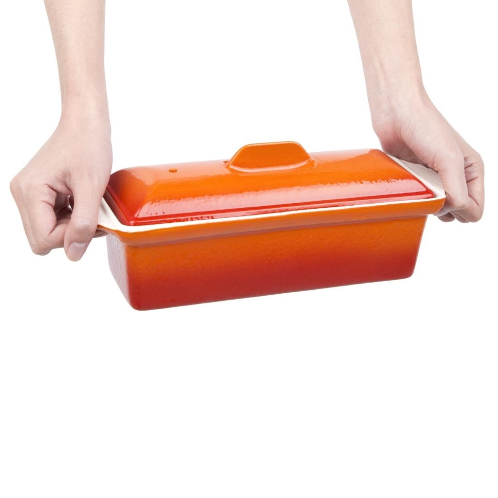 Terrine en fonte Vogue orange 1,3L