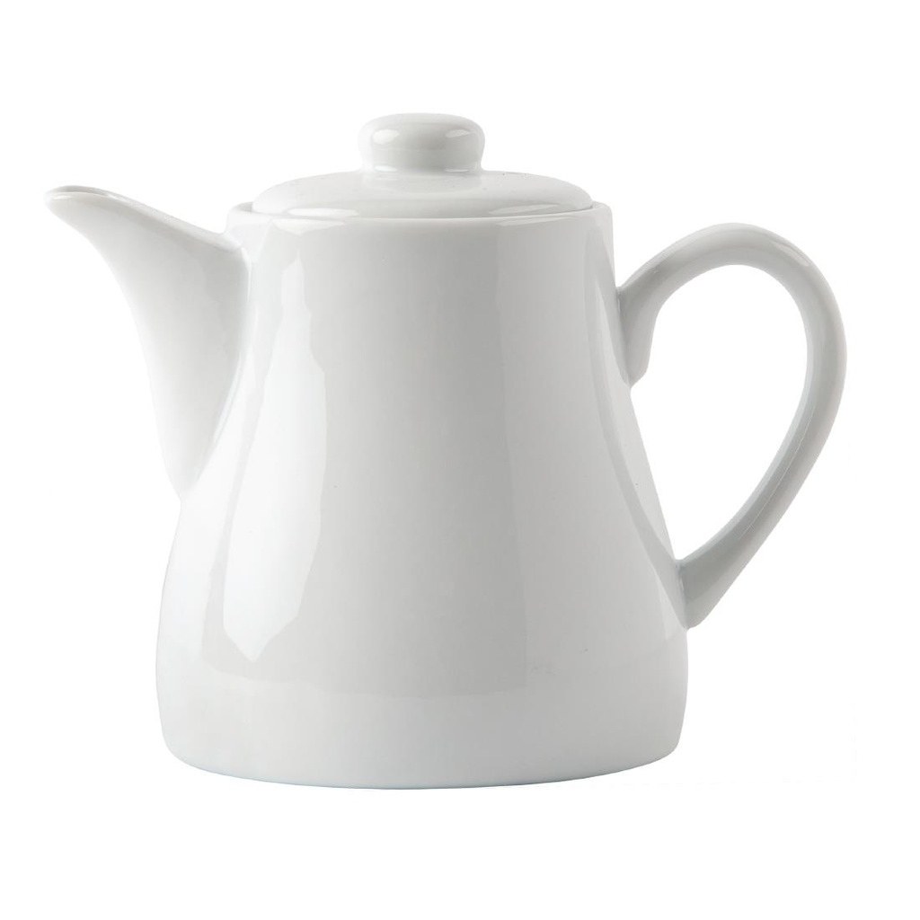 Théières blanches Olympia Whiteware 480ml (Lot de 4)