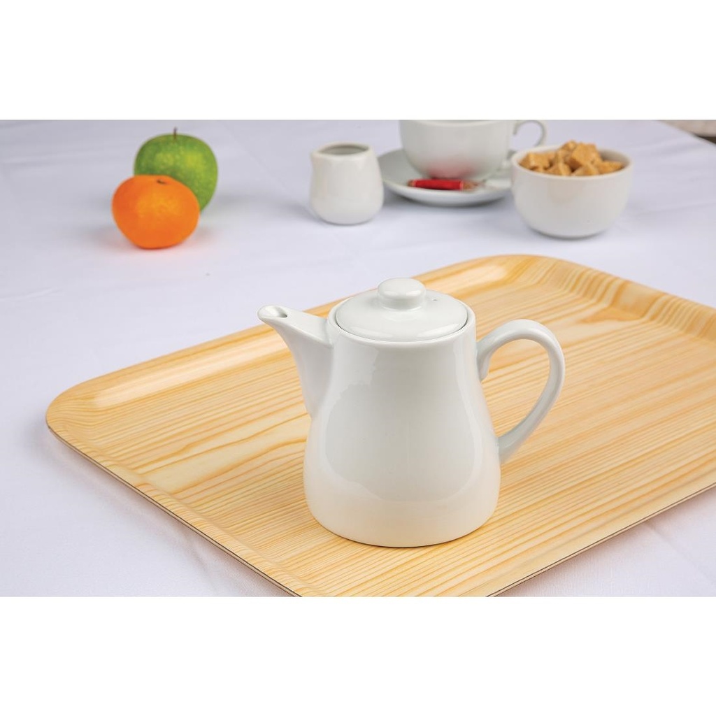 Théières blanches Olympia Whiteware 480ml (Lot de 4)