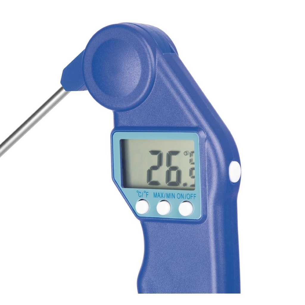 Thermomètre à code couleur Hygiplas Easytemp bleu 