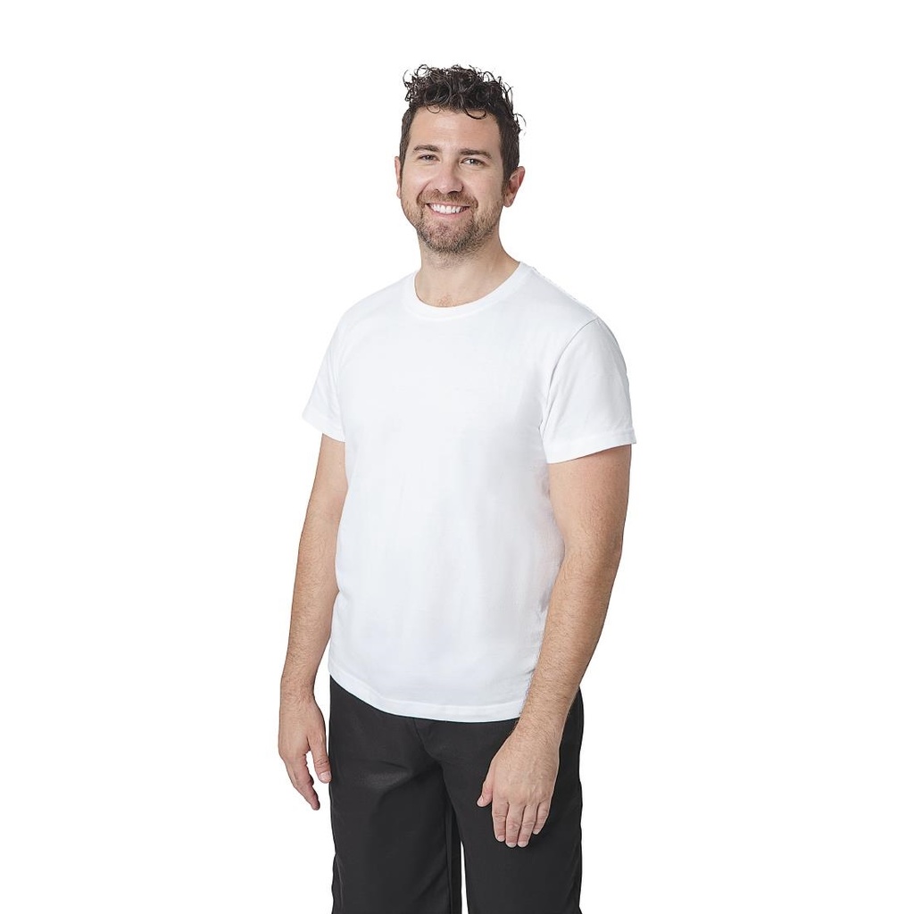 T-Shirt mixte blanc L