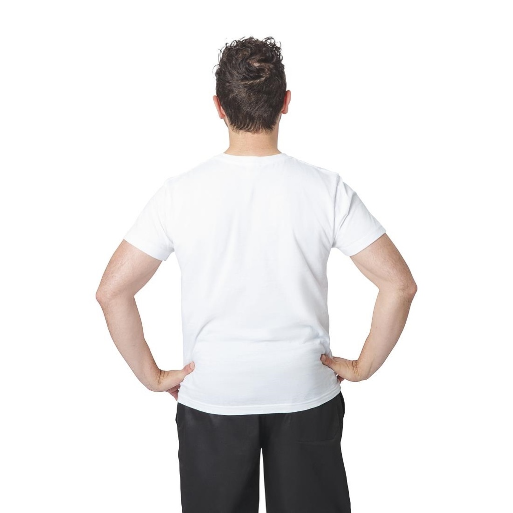 T-Shirt mixte blanc L