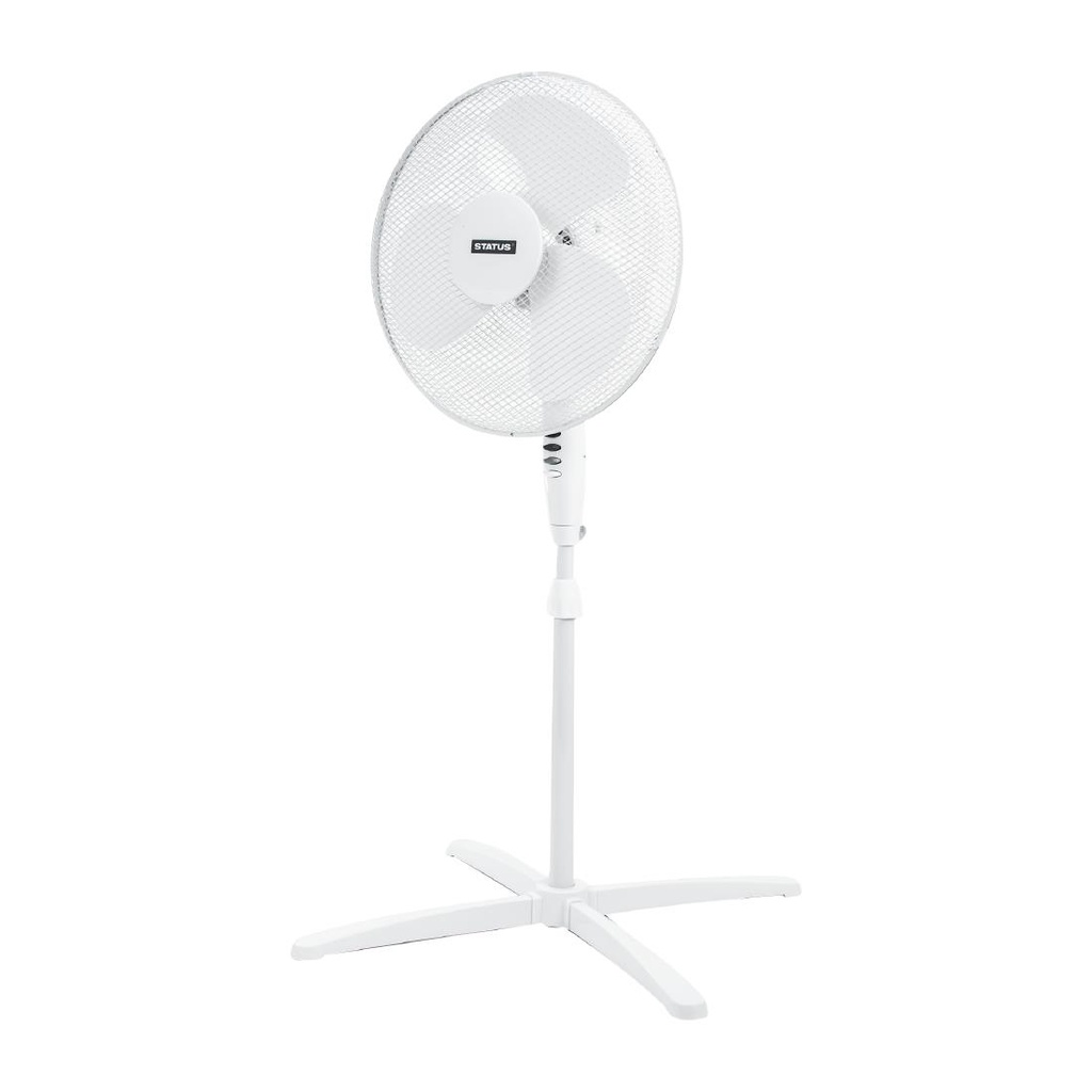 Ventilateur oscillant sur pied blanc Igenix 406mm