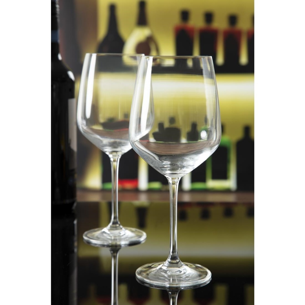 Verre à vin en cristal Chime Olympia 620ml (Lot de 6)